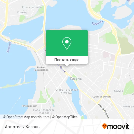 Карта Арт отель