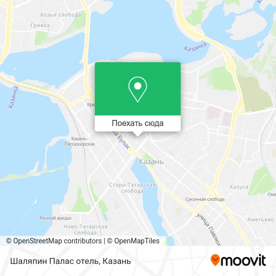 Карта Шаляпин Палас отель
