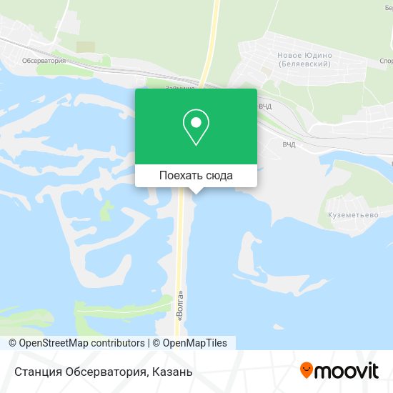 Карта Станция Обсерватория