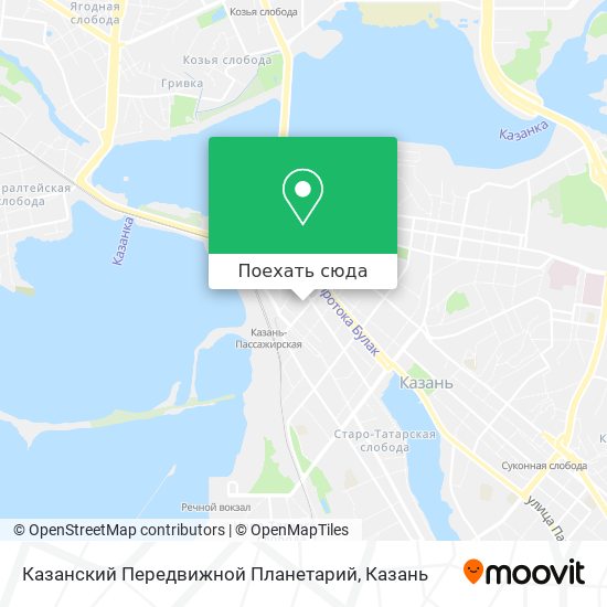 Карта Казанский Передвижной Планетарий
