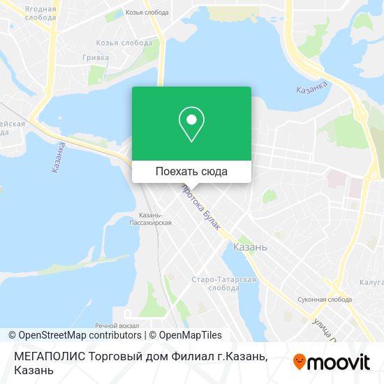 Карта МЕГАПОЛИС Торговый дом Филиал г.Казань