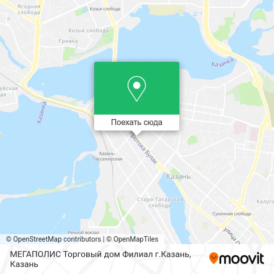 Карта МЕГАПОЛИС Торговый дом Филиал г.Казань