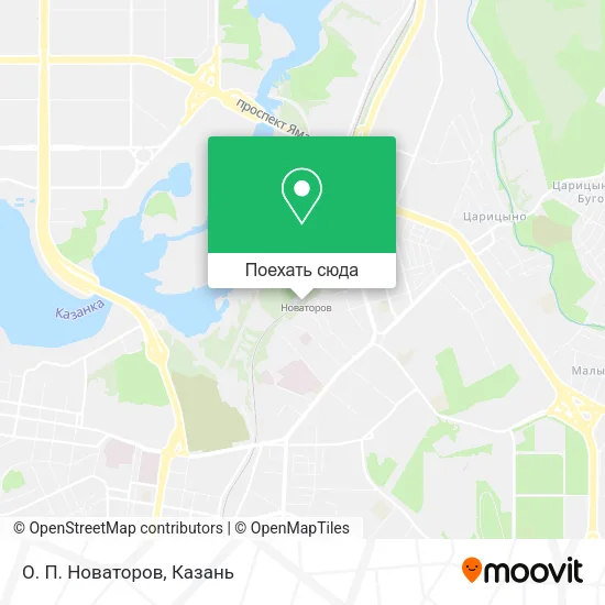 Карта О. П. Новаторов