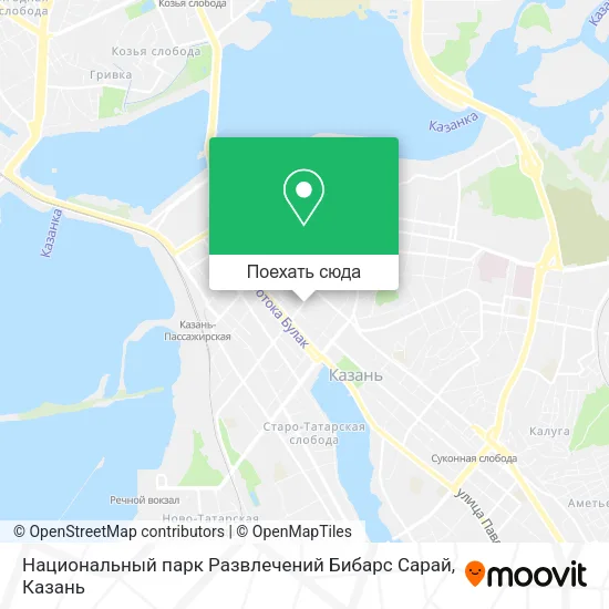Карта Национальный парк Развлечений Бибарс Сарай