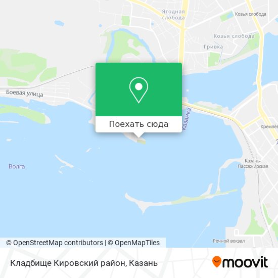 Карта Кладбище Кировский район