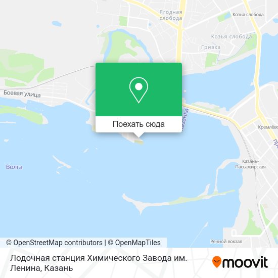 Карта Лодочная станция Химического Завода им. Ленина