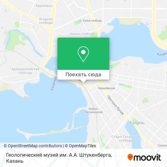 Карта Геологический музей им. А.А. Штукенберга