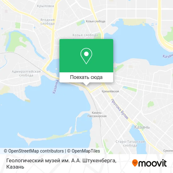 Карта Геологический музей им. А.А. Штукенберга