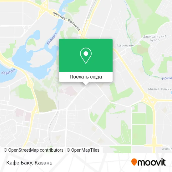 Карта Кафе Баку