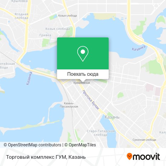 Карта Торговый комплекс ГУМ