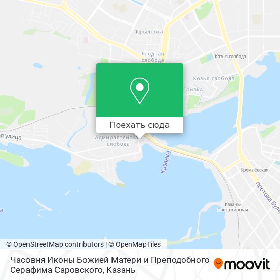 Карта Часовня Иконы Божией Матери и Преподобного Серафима Саровского