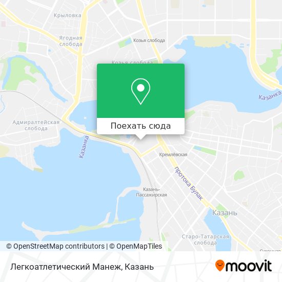 Карта Легкоатлетический Манеж