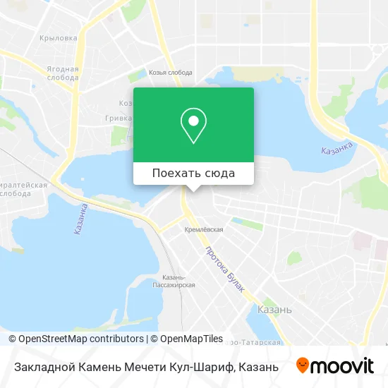 Карта Закладной Камень Мечети Кул-Шариф