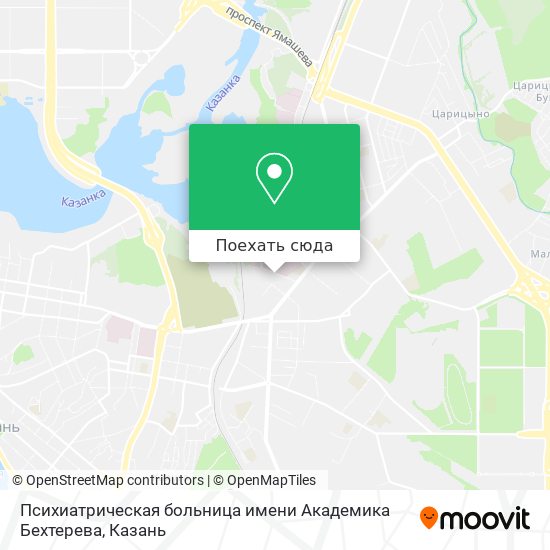 Карта Психиатрическая больница имени Академика Бехтерева