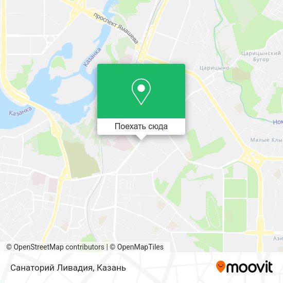 Карта Санаторий Ливадия
