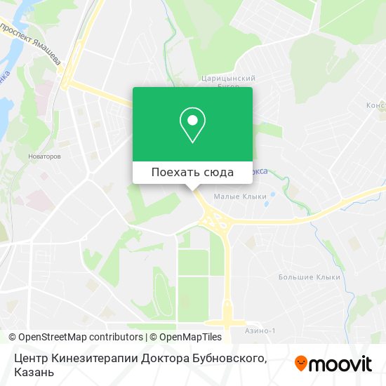 Карта Центр Кинезитерапии Доктора Бубновского