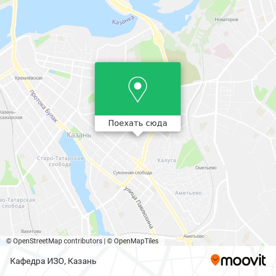 Карта Кафедра ИЗО