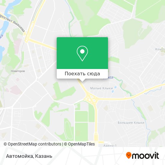 Карта Автомойка