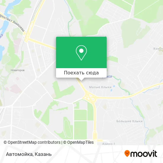 Карта Автомойка