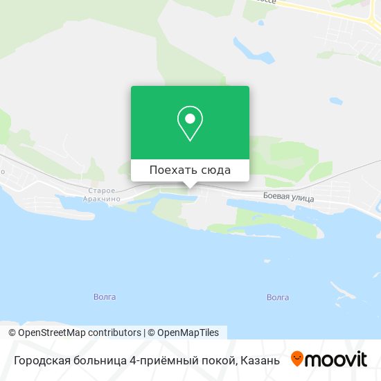 Карта Городская больница 4-приёмный покой