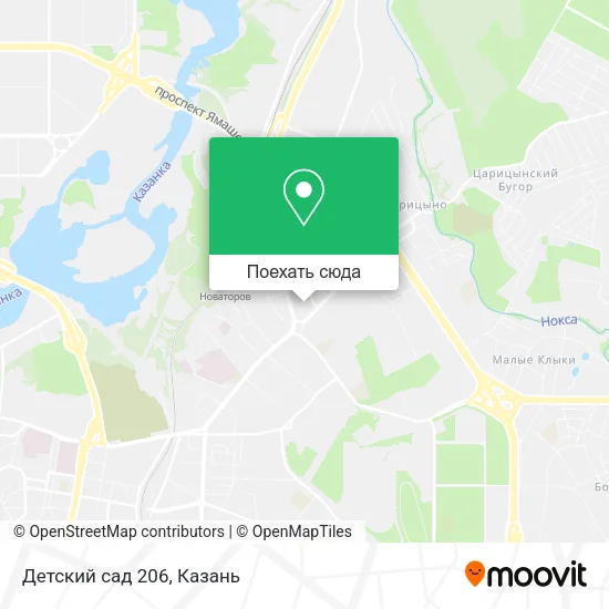 Карта Детский сад 206