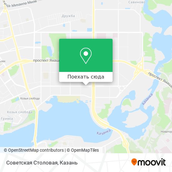 Карта Советская Столовая