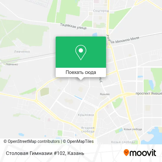 Карта Столовая Гимназии #102