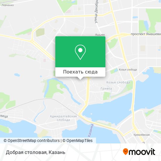 Карта Добрая столовая