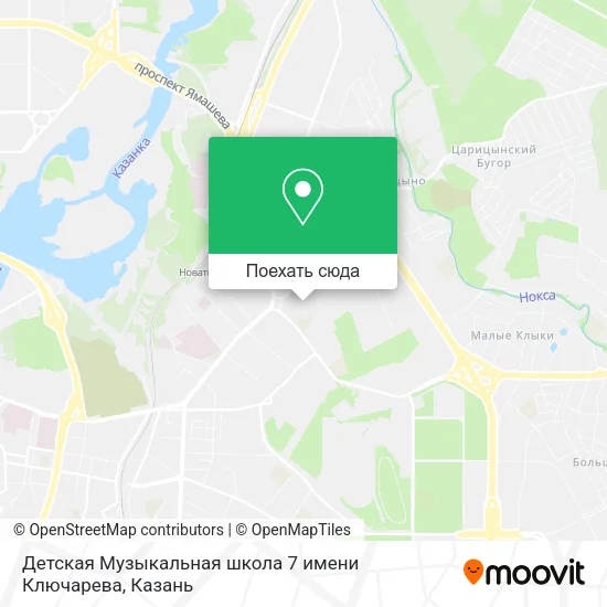 Карта Детская Музыкальная школа 7 имени Ключарева