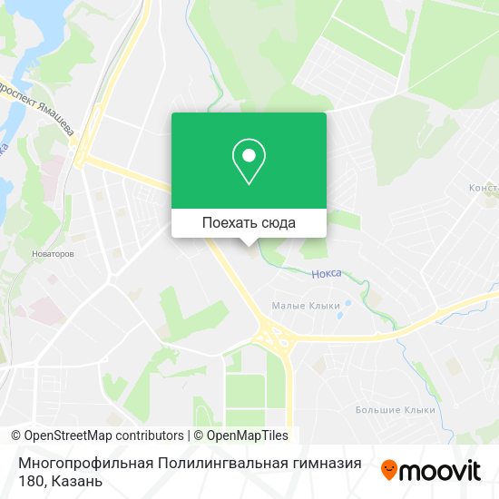 Карта Многопрофильная Полилингвальная гимназия 180