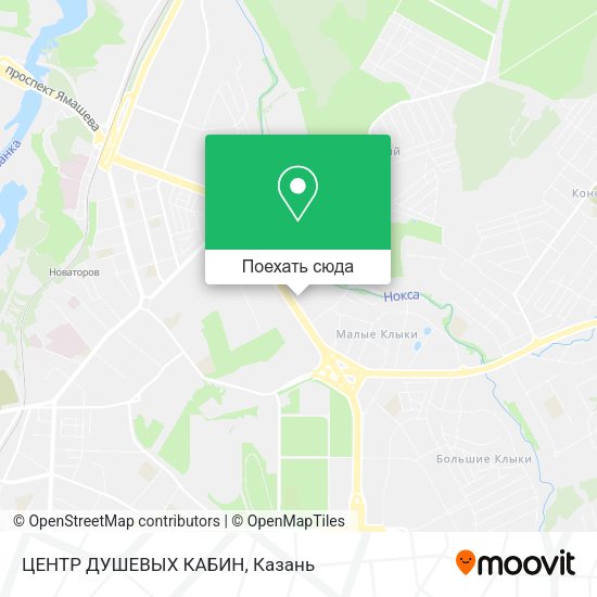 Карта ЦЕНТР ДУШЕВЫХ КАБИН