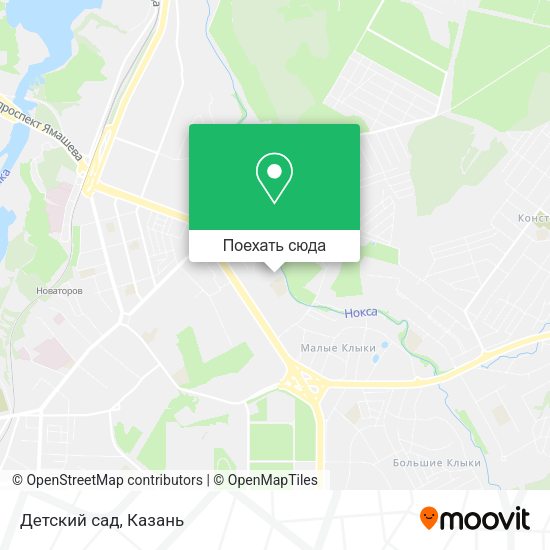 Карта Детский сад