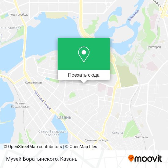 Карта Музей Боратынского