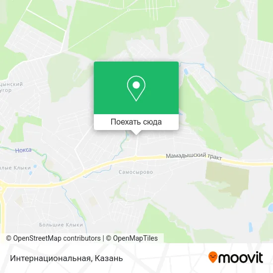 Карта Интернациональная