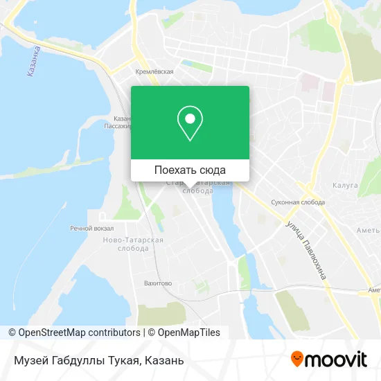 Карта Музей Габдуллы Тукая
