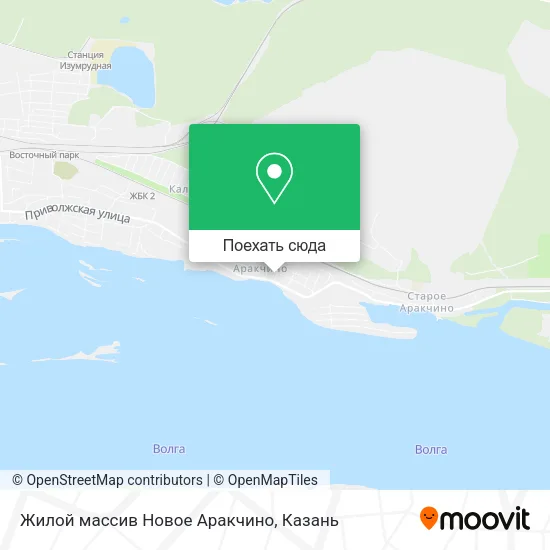 Карта Жилой массив Новое Аракчино