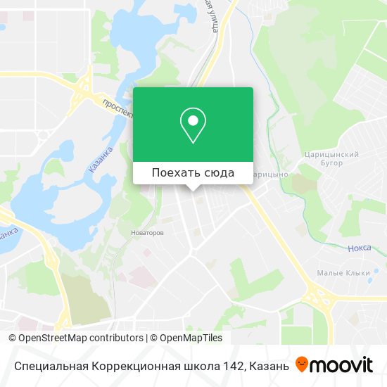 Карта Специальная Коррекционная школа 142