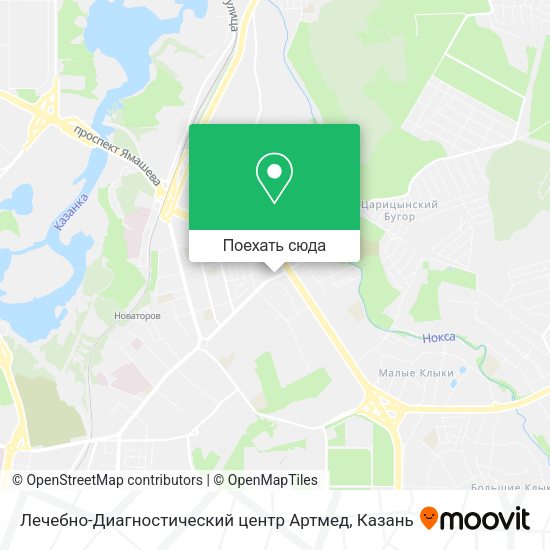 Карта Лечебно-Диагностический центр Артмед