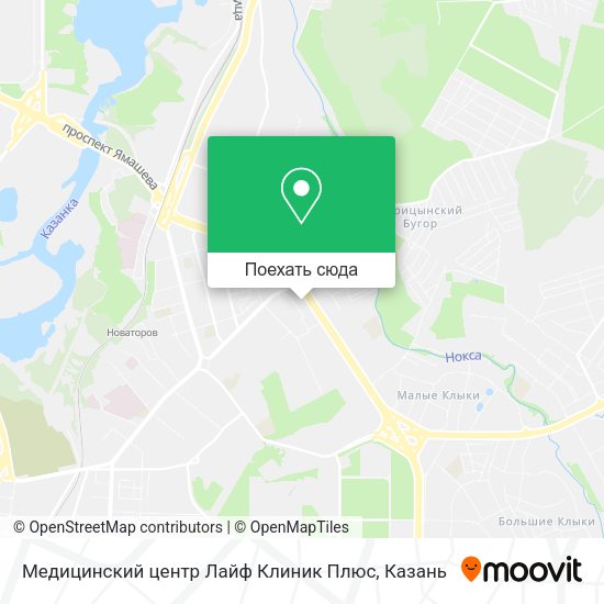 Карта Медицинский центр Лайф Клиник Плюс