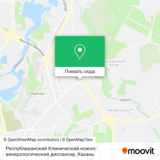 Карта Республиканский Клинический кожно-венерологический диспансер