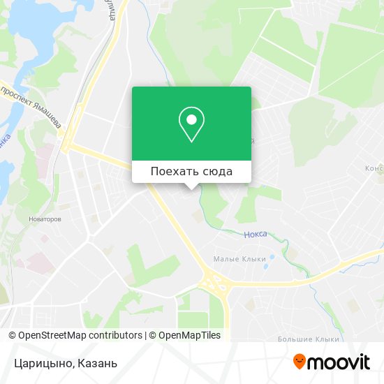 Карта Царицыно