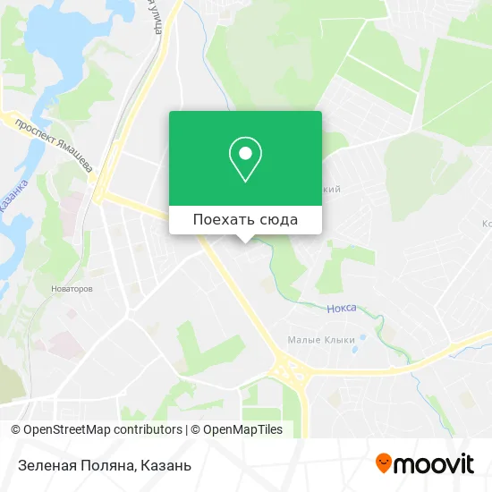 Карта Зеленая Поляна