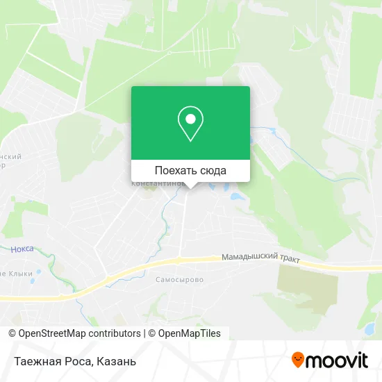 Карта Таежная Роса