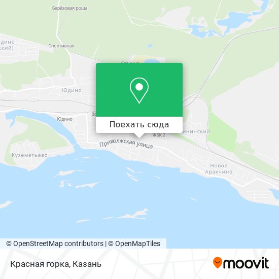 Карта Красная горка