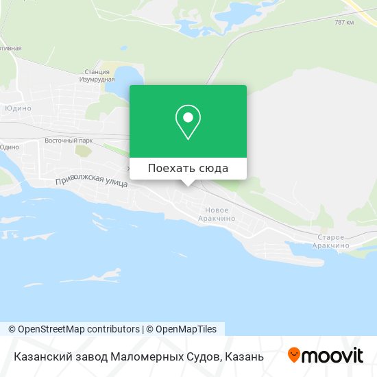 Карта Казанский завод Маломерных Судов