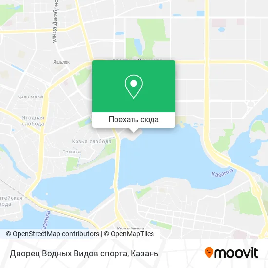 Карта Дворец Водных Видов спорта