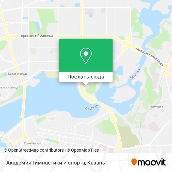 Карта Академия Гимнастики и спорта