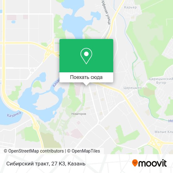 Карта Сибирский тракт, 27 К3