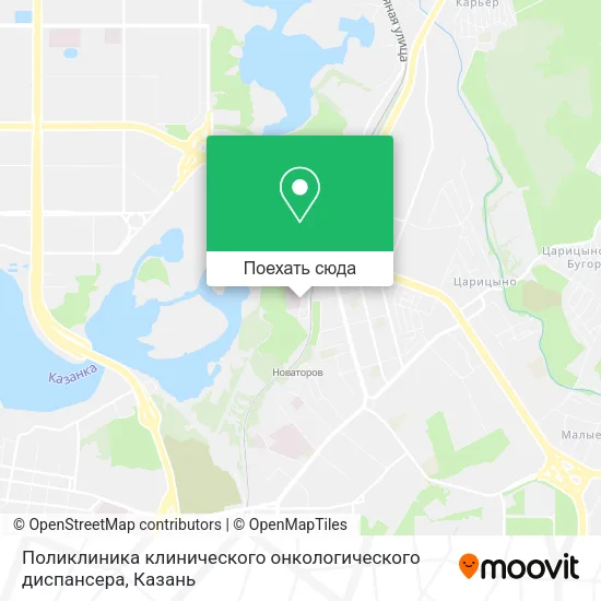Карта Поликлиника клинического онкологического диспансера