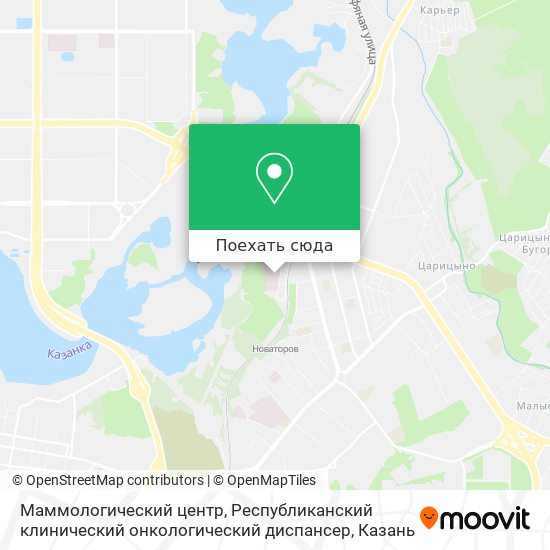 Карта Маммологический центр, Республиканский клинический онкологический диспансер